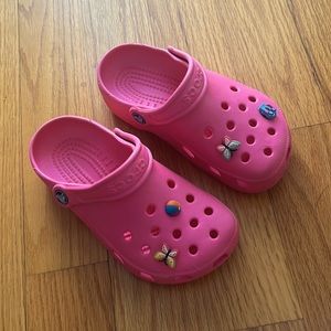 Pink Crocs